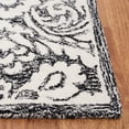 thumbnail image 4 of SAFAVIEH Blossom Travis Damask Area Rug, Black/Ivory, 5' x 8', 4 of 9