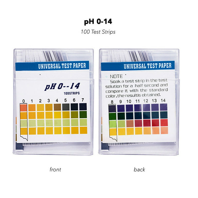 100x Bandelettes de réactif Urinaire / Salive Test pH 4.5 a 9.0 pH - 0.25  (DF)