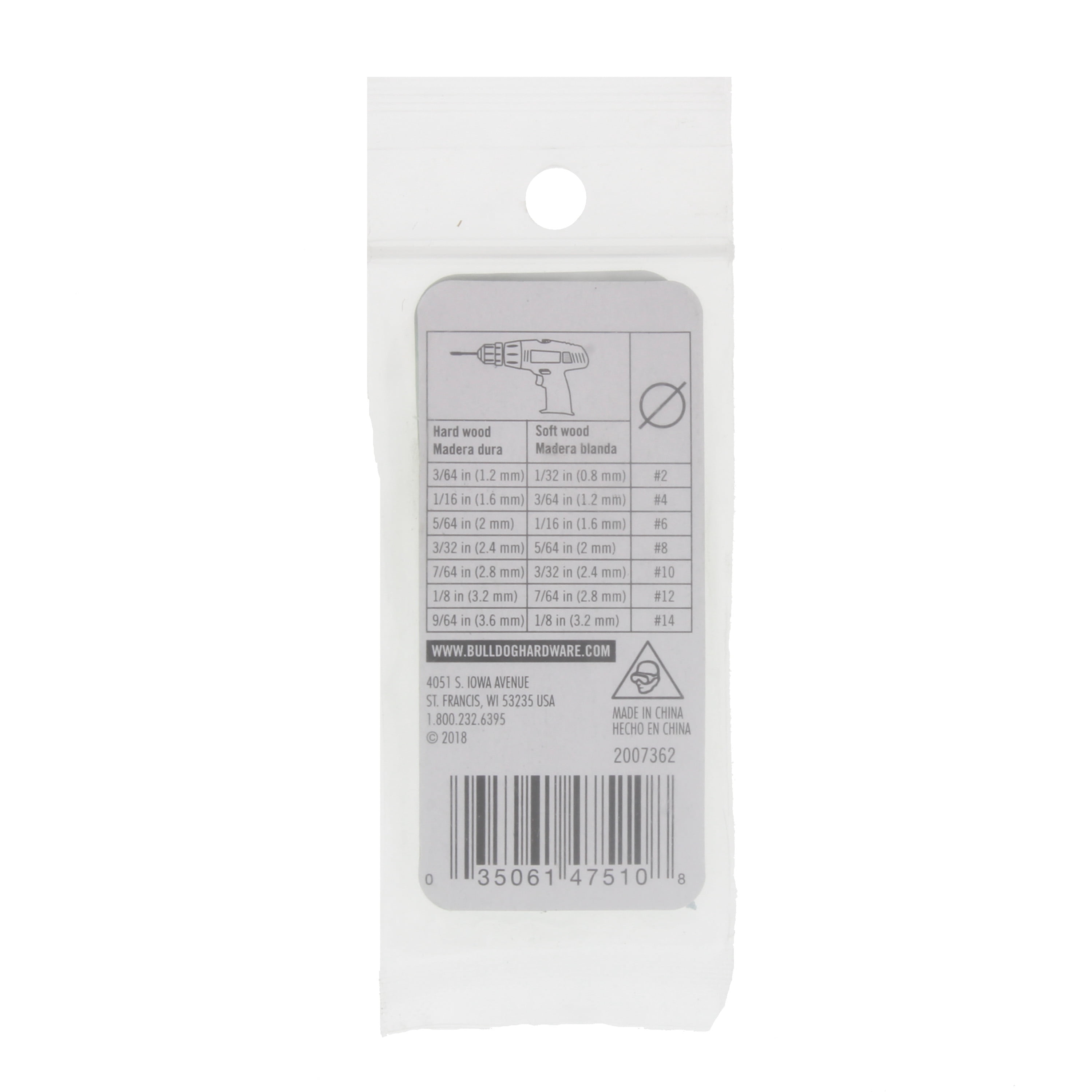 Bulldog Hardware #6 x 3/4 in. Phillips Flat Head Wood Screw, Zinc Plated (24 Pack)
