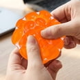 thumbnail image 6 of Sensory Stress Ball, Hand Strengthening Ball, Squeeze Balls, Stress Relief, Orange, 3 in Diameter, Silicone Sensory, 1 Pc, Desktop Decor, 6 of 6