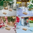 thumbnail image 3 of LCXmlly DIY Table Number Plate Smooth Transparent Acrylic Sign Holder Acrylic Sign Table Number Plate with Stand for Wedding Party Supplies, 3 of 9