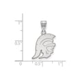 thumbnail image 2 of Solid 10k White Gold University of Southern California Medium Pendant (15mm x 22mm), 2 of 2