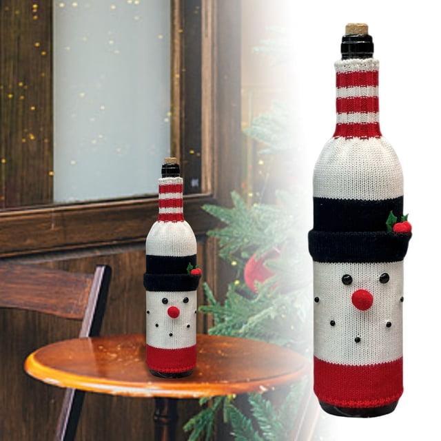 TIELUTT Themed Bottle Covers for Rack Festive Holiday Ideal for Home and Party for Table Top Racks Bar Bottle Holder Barrel Rack Cork Holder Letter G Folding Rack