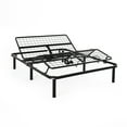 Lucid Basic Remote Controlled Steel Adjustable Bed Base, Full