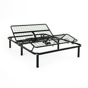 Lucid Basic Remote Controlled Steel Adjustable Bed Base, Queen