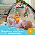 thumbnail image 3 of Fisher-Price 3-in-1 Music Glow and Grow Gym Infant Playmat with Lights & Removable Toys, 3 of 7