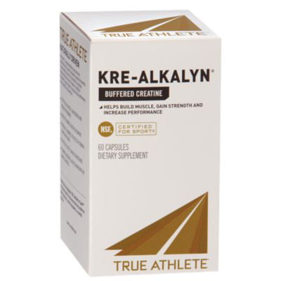True Athlete Kre Alkalyn 1,500mg   Helps Build Muscle, Gain Strength  Increase Performance, Buffered Creatine  NSF Certified For Sport (60 (Best Supplement For Weight Gain And Muscle Mass)
