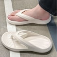 thumbnail image 4 of WIZUTIZ Platform Sandals Men Womens Shower Cloud Slippers for Men Open Toe Home Indoor Slippers Outdoor Beach Slippers Non Slip Flip Flop Quick Dry Thick Sole Summer Bathroom Slippers, 4 of 5