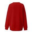 thumbnail image 4 of Blusa holgada de manga larga con cuello redondo y estampado navideño para mujer Fridja bvmnju2456, 4 of 5