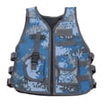 thumbnail image 1 of Chaleco militar para niños Chaleco para exteriores Chaleco protector de entrenamiento Chaleco de entrenamiento para niños azul cielo L, 1 of 14