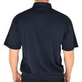 thumbnail image 3 of Palmland Classic 2 Pocket Solid Banded Bottom Polo Shirt Sizes Medium-4XLT, 3 of 3
