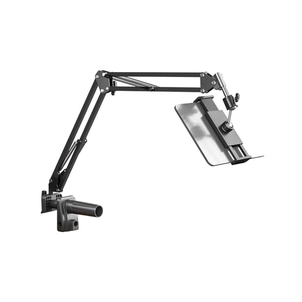 Soporte voladizo para tableta Pisexur para hombres, soporte retráctil para tableta, se fija a muebles, ángulo ajustable, extensible, almacenamiento práctico, organizador de electrónica para niños.