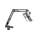 thumbnail image 1 of Soporte voladizo para tableta Pisexur para hombres, soporte retráctil para tableta, se fija a muebles, ángulo ajustable, extensible, almacenamiento práctico, organizador de electrónica para niños., 1 of 8