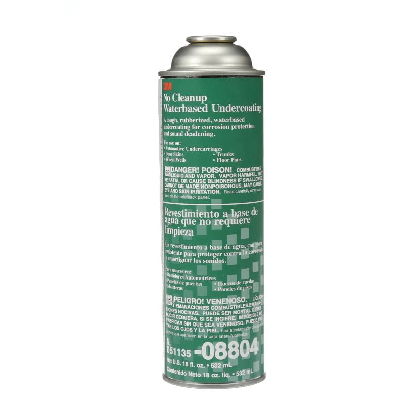 3M 08804 Water Based Undercoating, 22.4 fl-oz Can, Black