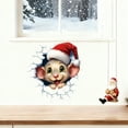 thumbnail image 7 of JIhuahe Christmas Wall Stickers - Creative Wall-Breaking Art for Home Decoration, Ideal for Bedroom, Living Room, Entryway, Self-Adhesive Holiday Decor for Indoor Walls, 7 of 7
