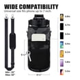 thumbnail image 3 of Eigraketly Funda para botella de agua de viaje para senderismo, Camping, con correa para el hombro, bolsa aislante Universal para hervidor de agua, funda Mochilas de mochilero Impreso Negro Eigraketly OD028393-03, 3 of 6