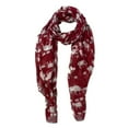 thumbnail image 4 of Peach Couture Chic Trendy Lightweight Flamingo Elephant Print Wrap Scarf Shawl, 4 of 10