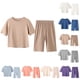thumbnail image 5 of Odeerbi 1-8 Años Niño Niña Conjunto Verano Modal Manga Corta Tops Pantalones Conjunto Dos Piezas Suave, 5 of 5