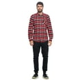 thumbnail image 3 of Ashford & Brooks Men's Flannel Plaid Long Sleeve Button-Up Shirt, 3 of 5