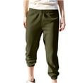 thumbnail image 2 of RXIRUCGD Leggings de Sport Amples Décontractés pour Femmes, Vert Armée, Taille : m, 2 of 8