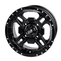 4/156 Tusk Beartooth Wheel 14x7 4.0 3.0 Matte Black for Polaris Ranger 1000 2020-2022