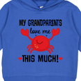 thumbnail image 3 of Inktastic My Grandparents Love Me Toddler Hoodie, 3 of 4