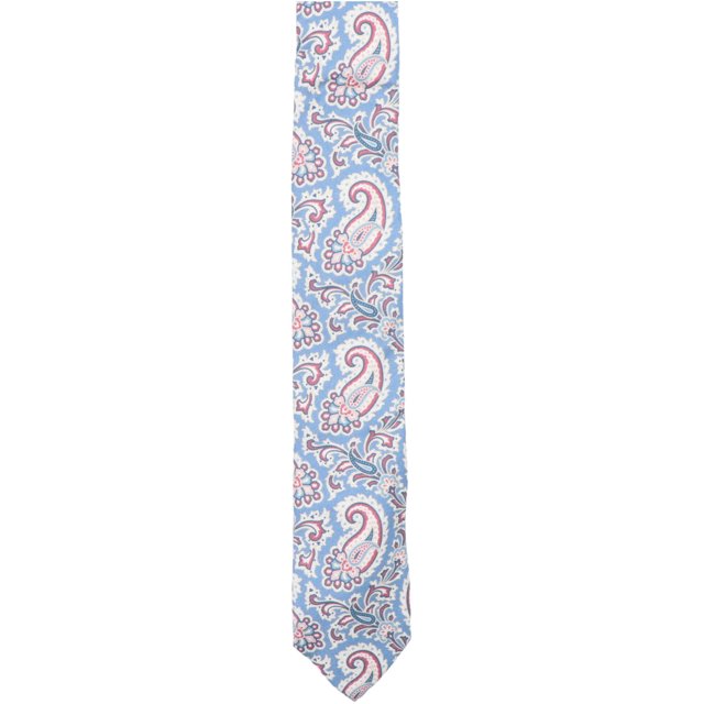 Altea Men's Blue / Red Paisley Necktie - One Size