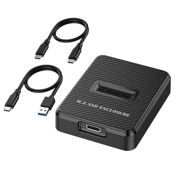 10Gbps Single Bay M.2 SSD Enclosure Hard Disk External Box SATA NGFF/NVME Docking Station