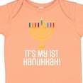 thumbnail image 4 of Inktastic 1st Hanukkah Menorah Childs Boys or Girls Baby Bodysuit, 4 of 5