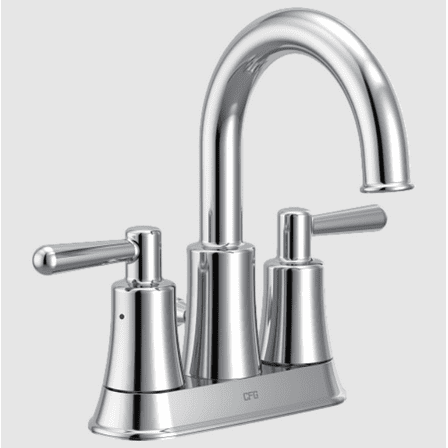 Moen 56911 Ember Chrome two-handle high arc bathroom faucet