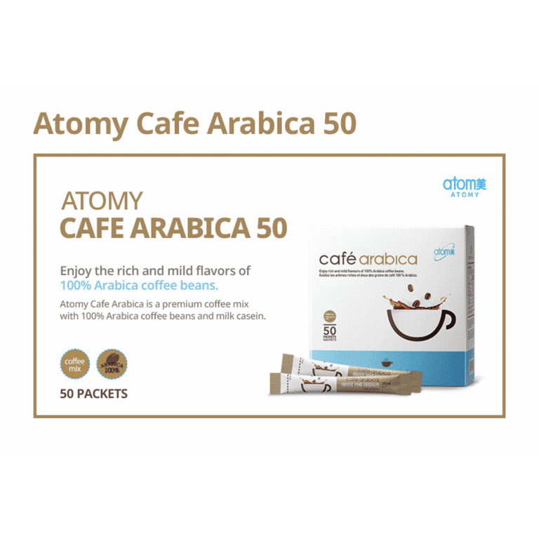 Atomy Cafe Arabica Premium Instant Coffee Mix with Natural