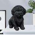 thumbnail image 4 of Resin Dog Figurine Animal Statue Sculpture Collection for Living Room Tabletop Decor Ornament, 4 of 8
