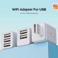 thumbnail image 2 of Tuya WiFi Adaptador USB Interruptor 3 Gang 5V Mini Adaptador de Corriente USB Control de Vida Inteligente A Través de Yandex, 2 of 8