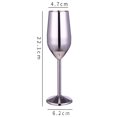 thumbnail image 2 of Stainless Steel Champagne Glasses for Picnics Barbecues Parties Celebration, 2 of 6
