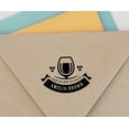 thumbnail image 4 of Printtoo Personalized&nbsp;Black Self Inking Kitchen Custom Stamper From The Wine Cellar Of Round Heavy Duty Stamp-45 mm, 4 of 6