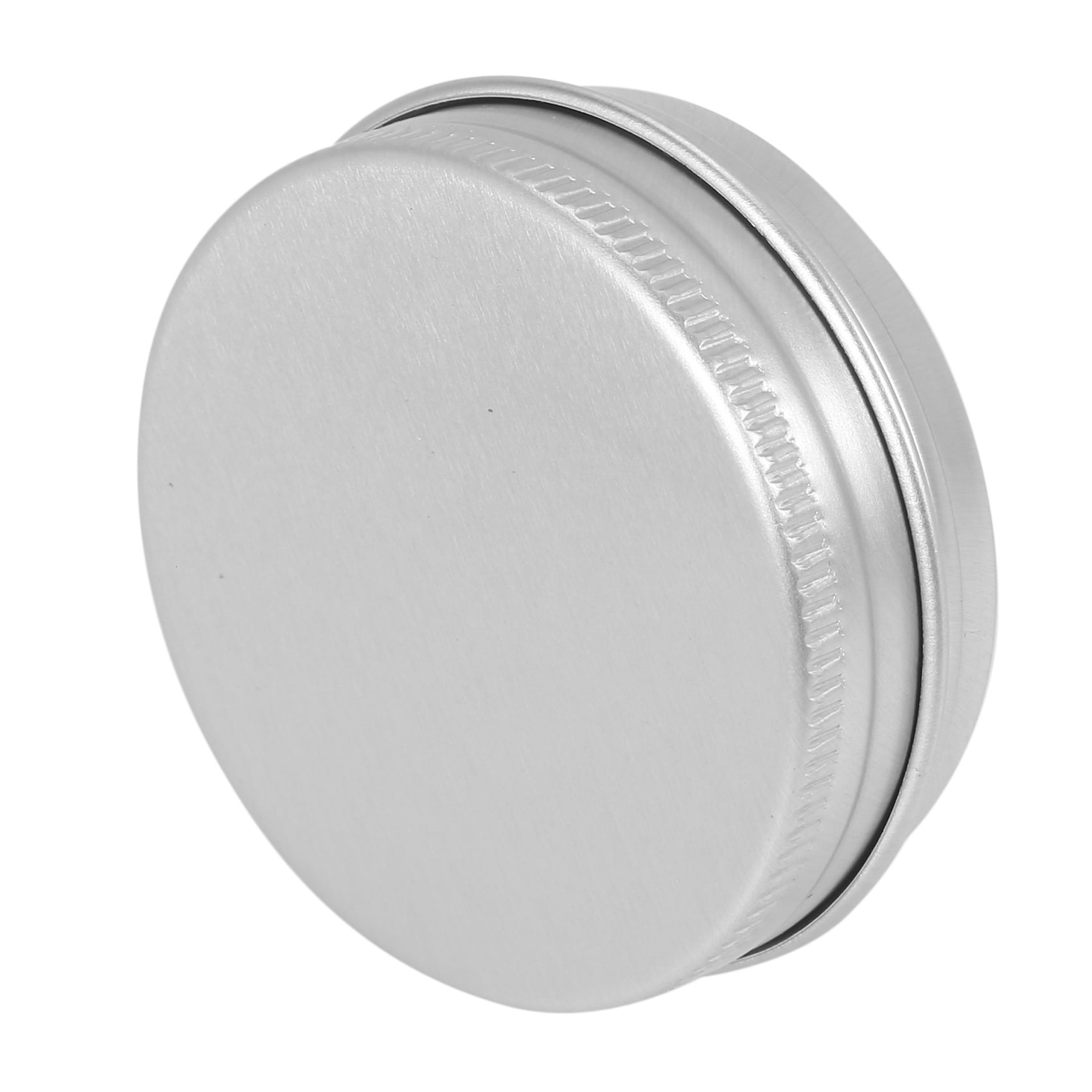 60 Pack Screw Top Round Metal Lip Balm Tins Containers Lids (1Oz)