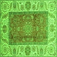 thumbnail image 1 of Ahgly Company Indoor Square Abstract Green Modern Area Rugs, 6' Square, 1 of 4