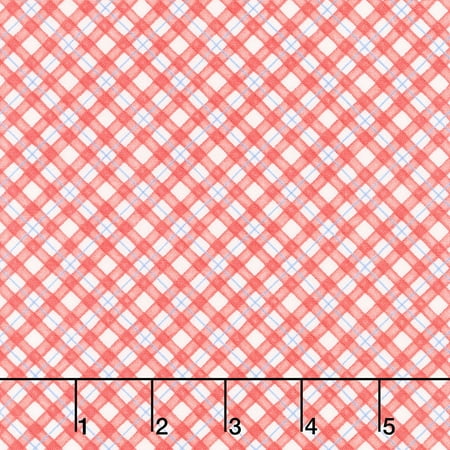 

Henry Glass Strawberry Garden - Diagonal Plaid Multi Yardage