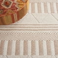 thumbnail image 6 of SAFAVIEH Natura Gligor Southwestern Wool Area Rug, Ivory/Taupe, 6' x 9', 6 of 8