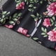thumbnail image 5 of Lencería de mujer Satén de seda Estampado floral con cordones Tentación Babydoll Ropa interior Ropa de dormir Camisola Camisón Fridja nalpqowj42648, 5 of 9