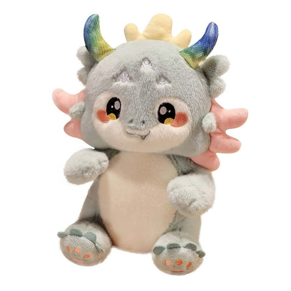 DUAONETS New Year Dragon Plush Toy Cute Ornament Year of The Dragon Toy Decoration Home Party Toy Super Soft Cotton Filling 9.5 in ch Funny Toy,A Present for Children