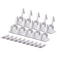 thumbnail image 5 of Paquete de 10 candados de seguridad para niños, color blanco, seguridad invisible para gabinetes y cajones, para puertas de gabinetes, cajones, armarios, 5 of 5