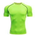 thumbnail image 4 of Men‘s T Shirt Outdoor Training Fitness Gym Jogging Running Sweatshirt Bat/-Man Compression Shirts Tight Elastic Breathable LS, 4 of 6