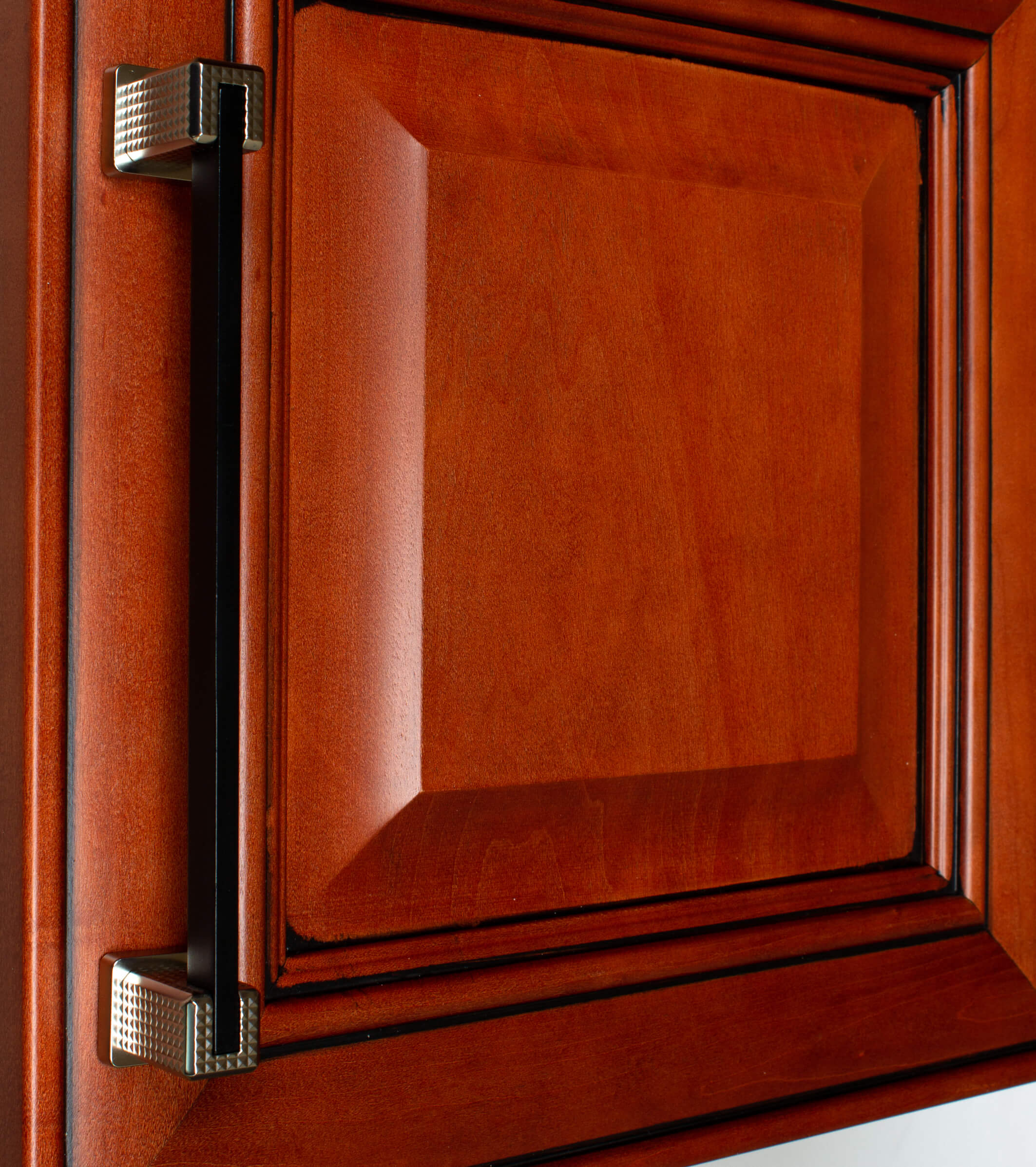 7-9/16 in. Modern Flat Embossed Matte Black Cabinet Pulls (25-Pack) - image 5 of 6