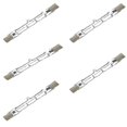 thumbnail image 1 of 5-Pack Halogen Bulbs R7S 78mm 80W 230V Warm White 2700K T3 J Type Floodlight Bulbs Suitable for Work, Safety, and Landscape Lighting, 1 of 5