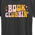 thumbnail image 3 of Instant Message - Book Clubbin - Women's Short Sleeve Graphic T-Shirt, 3 of 6