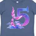 thumbnail image 4 of Inktastic 5th Birthday Mermaid Tail Boys or Girls Toddler T-Shirt, 4 of 5