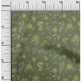 thumbnail image 2 of oneOone Georgette Viscose Olive Green Fabric Floral & Sewing Fabric By The Yard Printed Diy Clothing Sewing Supplies 42 Inch Wide, 2 of 4