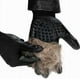 thumbnail image 2 of Guantes y rodillos para el cuidado de perros [dos manos] - Guante de baño y muda para perros, gatos, caballos y otras mascotas con pelaje largo y corto (azul) oso de fresa Electrónica, 2 of 5