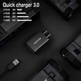 thumbnail image 4 of Cargador de pared USB C AVAPOW 18W de carga rápida negro, 4 of 5